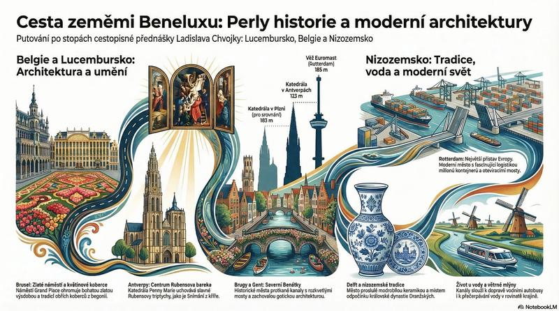 Putování Beneluxem – presentace Ladislava Chvojky v&nbsp;Klubu seniorů